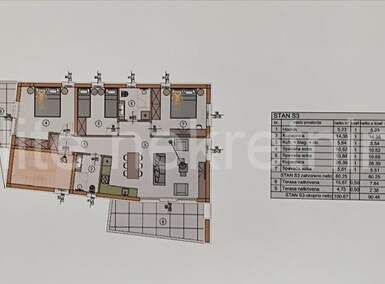 Cetvorosoban stan, Medulin, prodaja, 345950 €, 93 m2