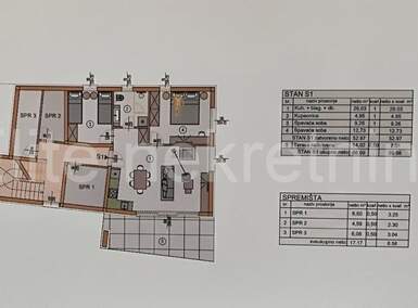 Trosoban stan, Medulin, prodaja, 233950 €, 63 m2