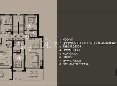 Trosoban stan, Umag, Bašanija, prodaja, 79m2, 350000e, id52406