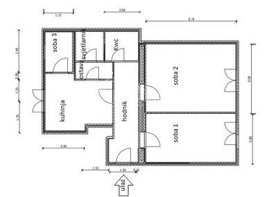 Dvosoban stan, Split, prodaja, 65m2, 239000e, id43122