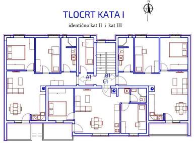 Jednosoban stan, Pula, prodaja, 72m2, 1e, id61367