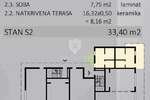 Jednosoban stan, Labin, Labin, prodaja, 33m2, 95000e, id62177