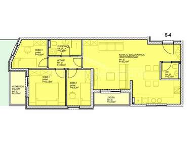 Trosoban stan, Split, prodaja, 88m2, 292260e, id43082