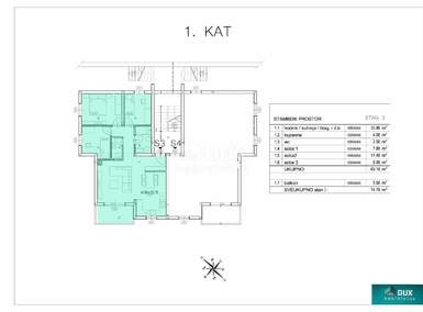 Cetvorosoban stan, Viškovo, Viškovo, prodaja, 75m2, 202000e, id40721