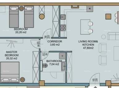 Dvosoban stan, Pula, prodaja, 371100 €, 98 m2