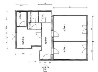 Dvosoban stan, Split, prodaja, 230000 €, 65 m2